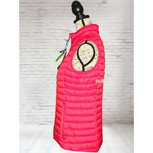 Joules Snug Water Resistant Packable Gilet Red Size 4 - Picture 4 of 15